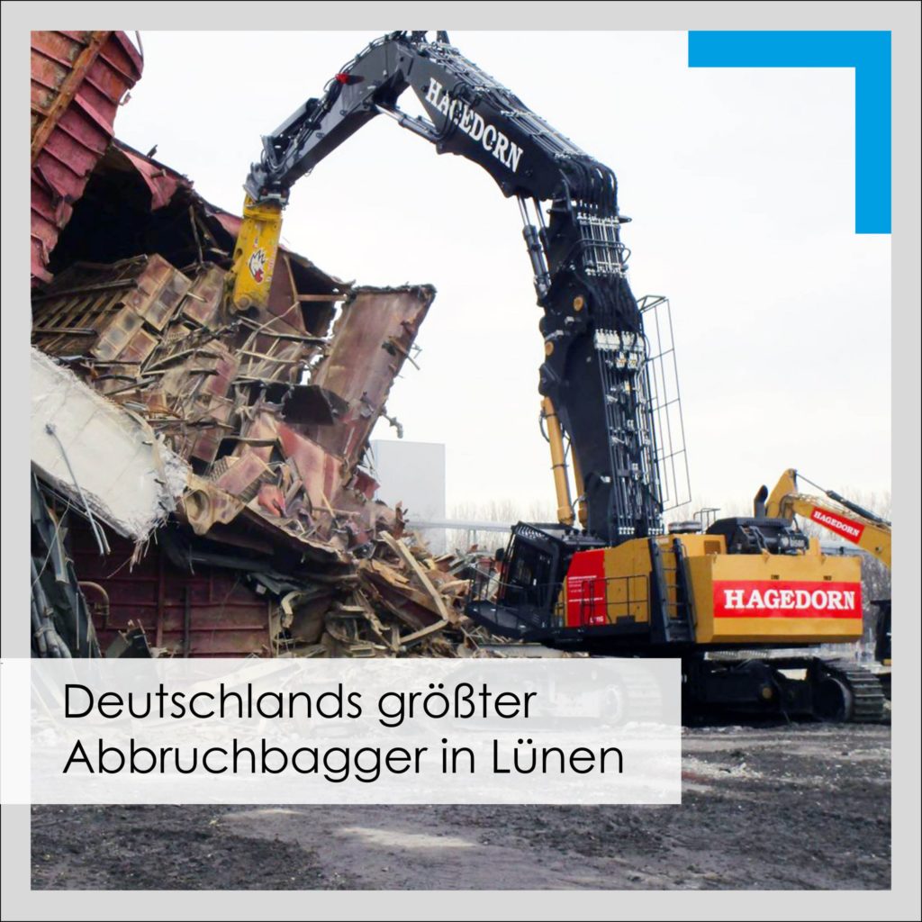 MuP Hagen Koeln Demolition excavator Hagedorn KMC 1600S scaled 1